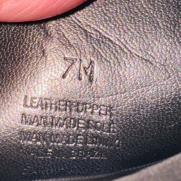 Gianni Bini Black Leather Cowgirl Western Ankle Boots Womens Size 7 Boho Braided - Picture 5 of 12